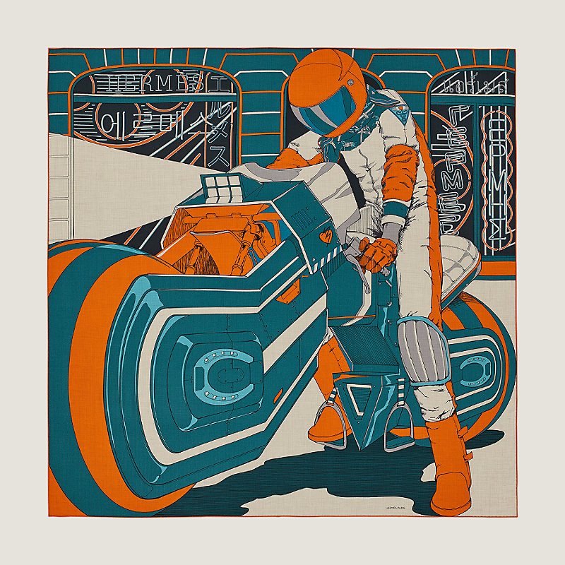 Mysterious Rider scarf 140 | Hermès Czech Republic